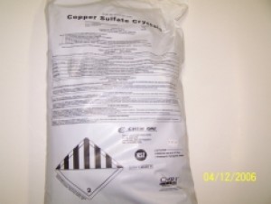 Copper Sulfate Powder - 50 lbs.
