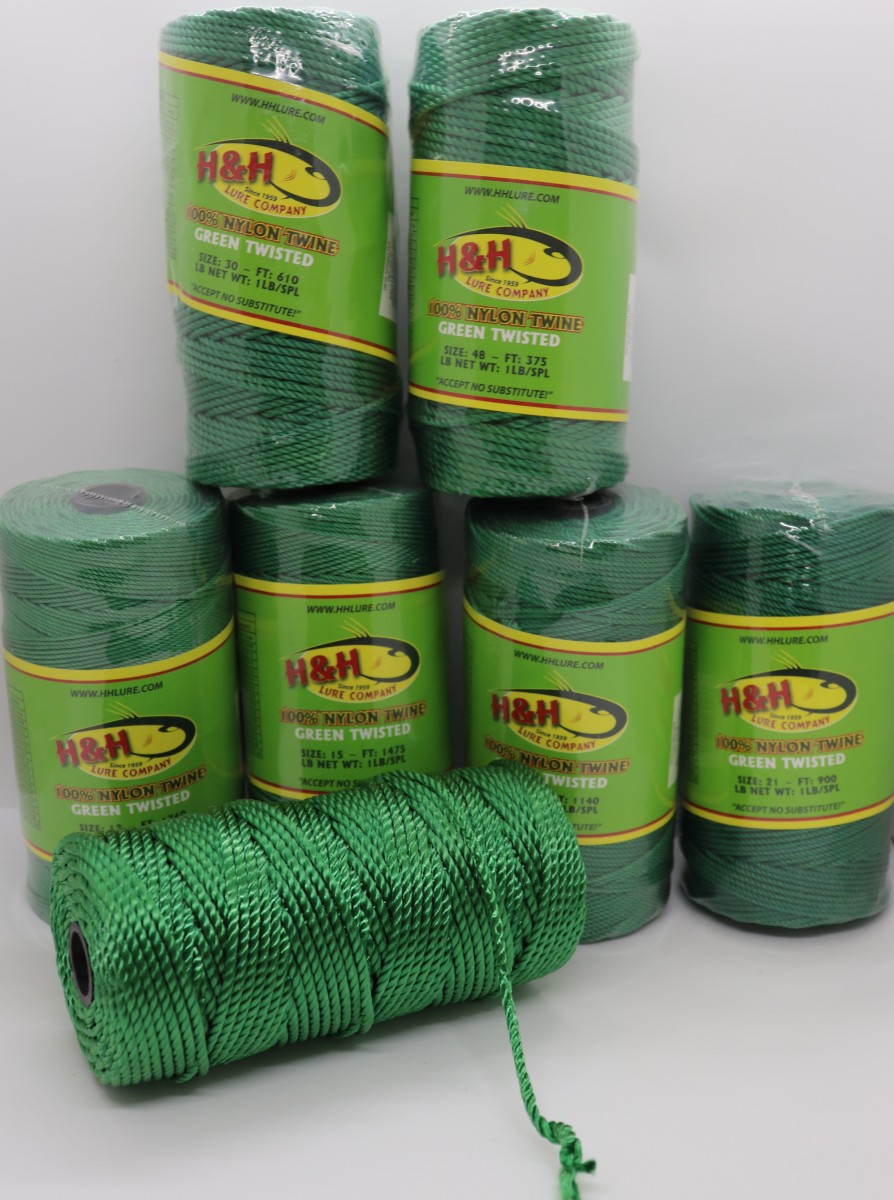 Nylon Seine Twine (Tarred & Green) - Fish Accessories - Tackle