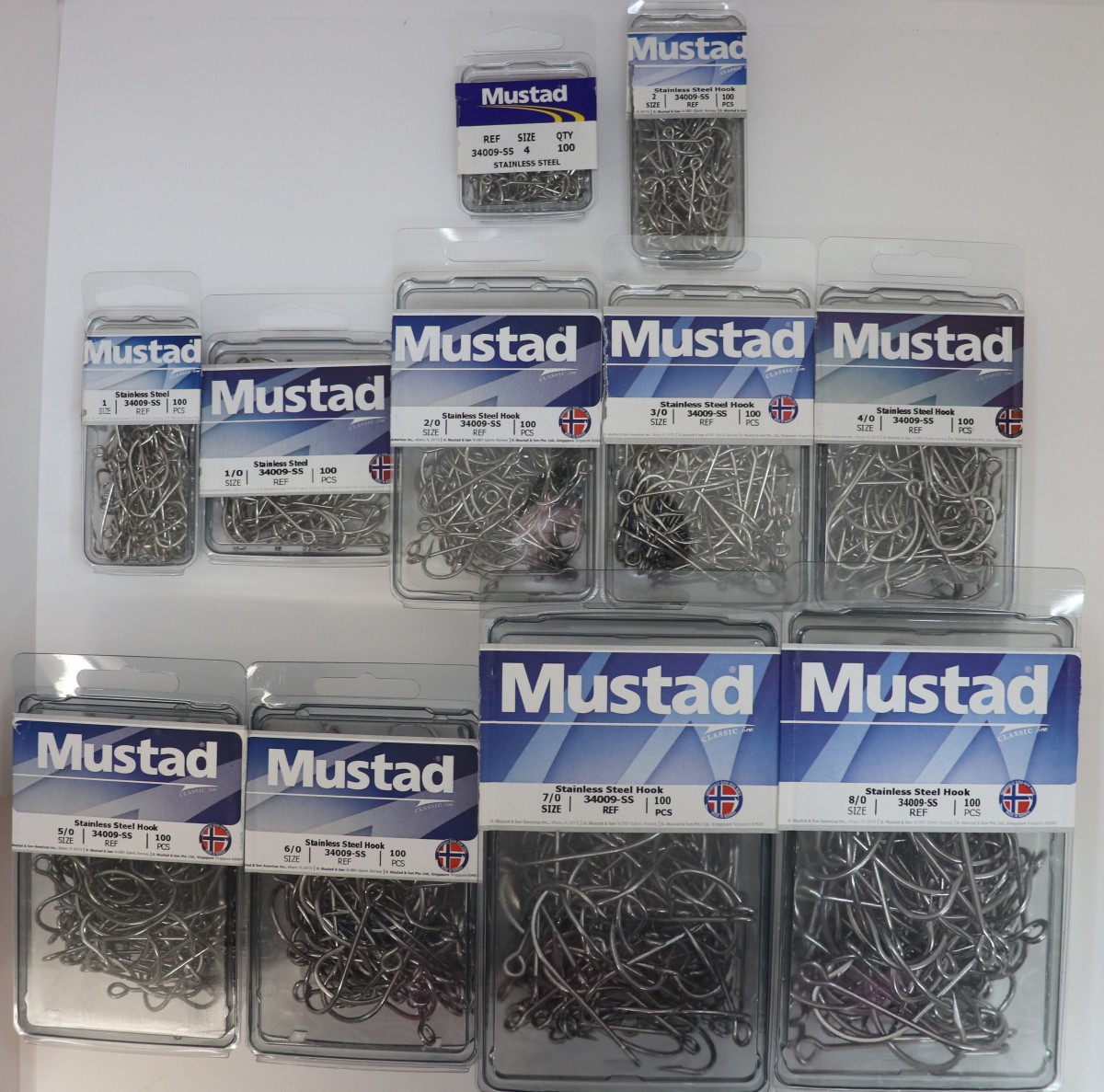 Mustad-34009 (Stainless) - Hooks - Tackle